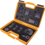 Sägeblätter-Sortiment 10-tlg. für Multi Schleifer im Kunststoffkoffer