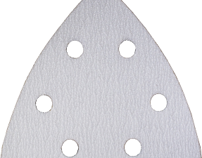 M5360   Delta Klett weißes Schleifpapier 93x93x93mm 6-er Pack je 2 K60 / K80 / K180