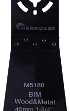 M5180   Titan Nitrid beschichtetes Bi Metall Sägeblatt B45mm L 54mm M42 ähnlich FEIN 6 35 02 151 01 0